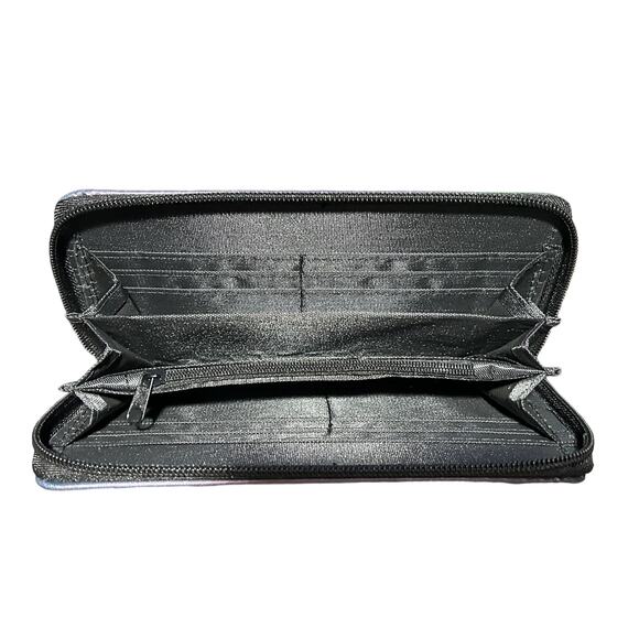 *LAST ONE* Nightmare Before Christmas Billfold Zippered Wallet Skellington (20) - Picture 2 of 2